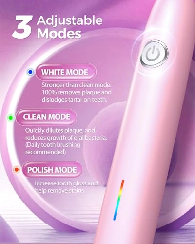Rotating Electric Toothbrush - 8 Brush Heads 3 Modes
