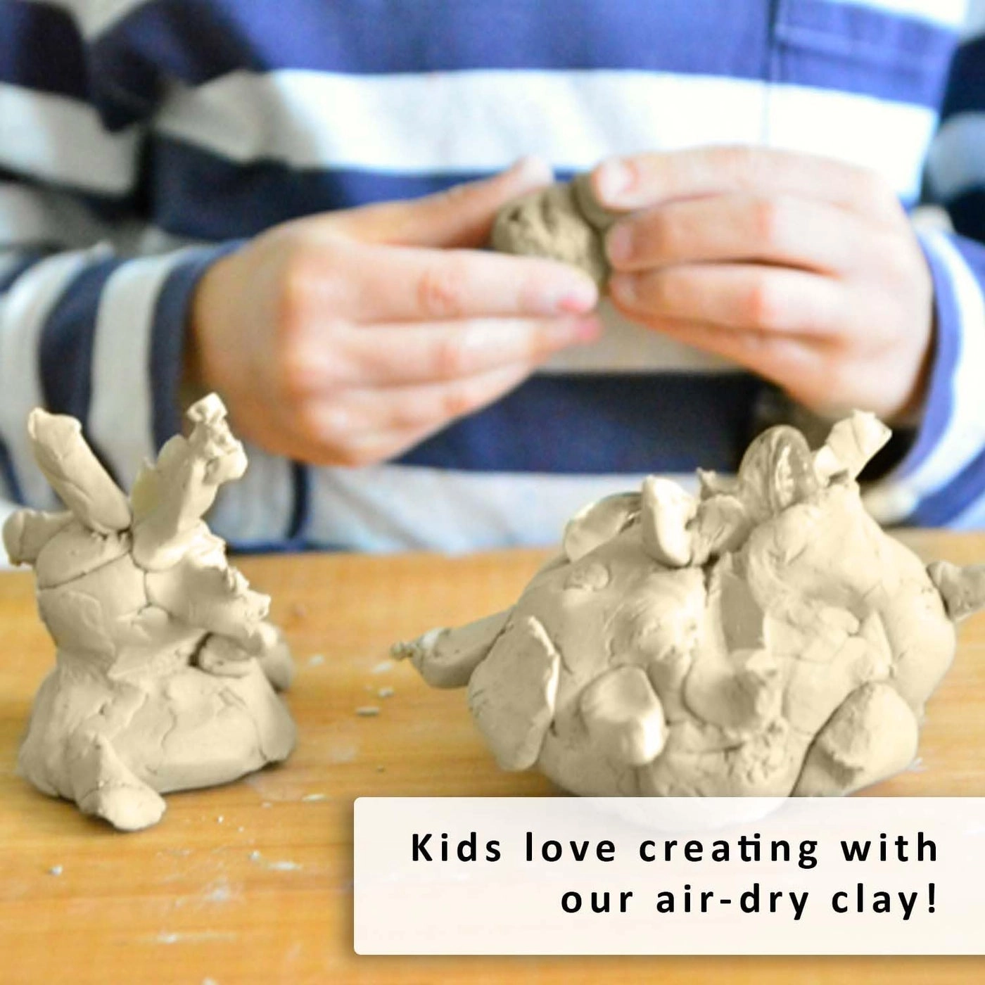 Soft Mould Air Dry Clay - 500g 2pcs.