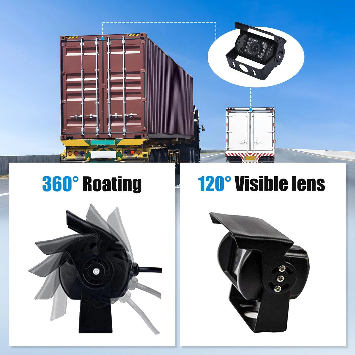 Truck Backup Camera - Night Vision RCA 648 X 488 pixels