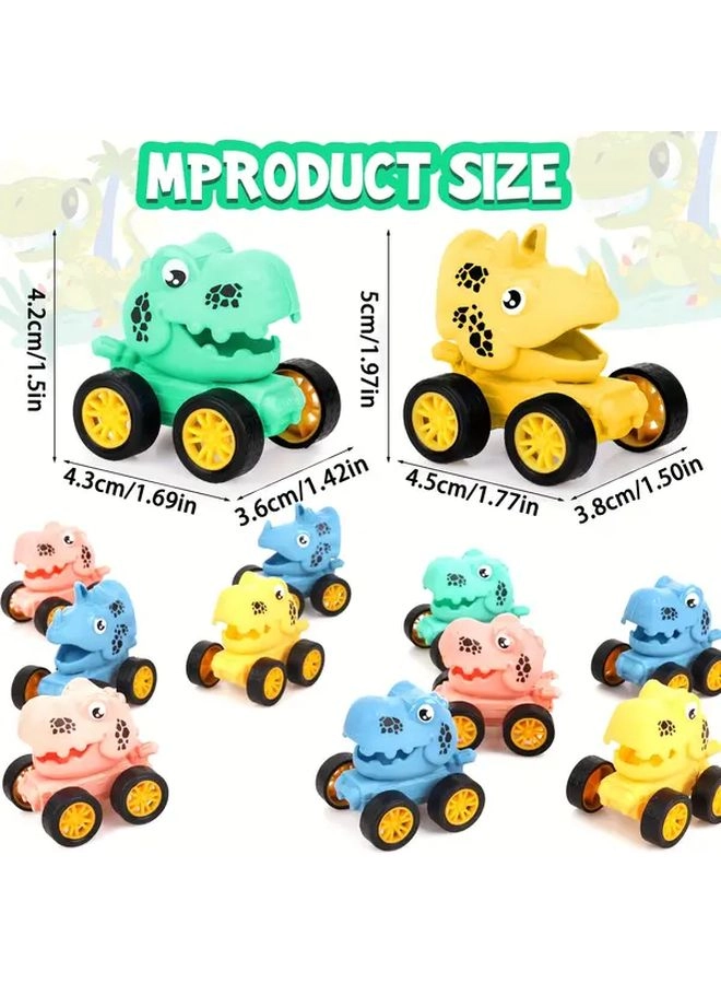 Mini Dinosaur Wind Up Toy Cars - 24pcs Set