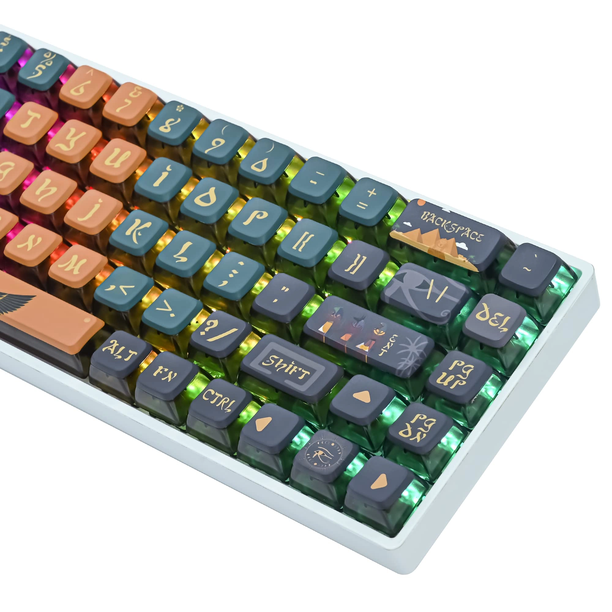 WHYSP Pudding Keycaps - ASA profile 118-key Translucent