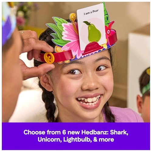 Hedbanz Core - 3rd Edition 6 Headbands 69 Picture Cards