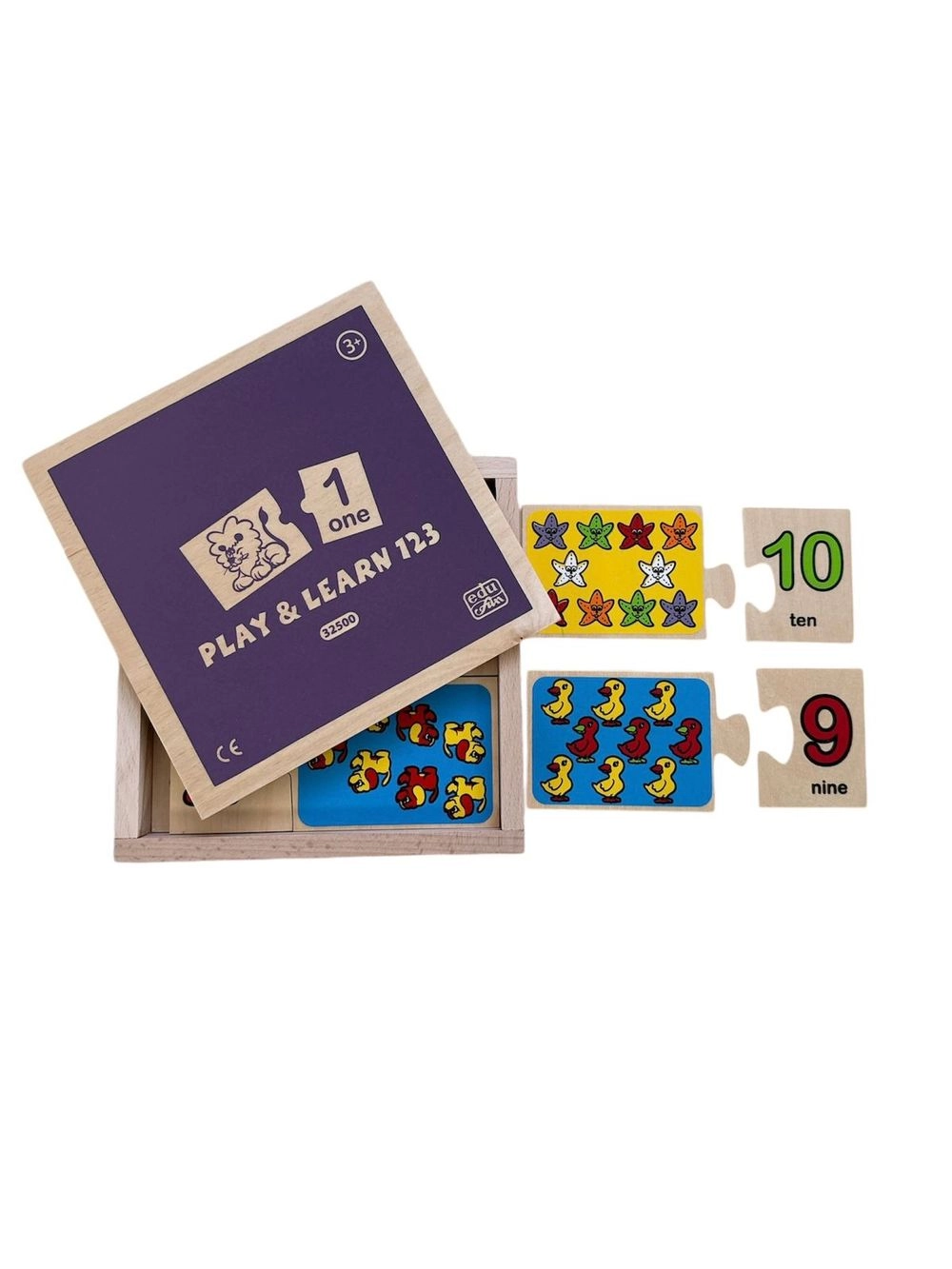 Play & Learn 123 English Puzzle - Suitable for 3 years & above