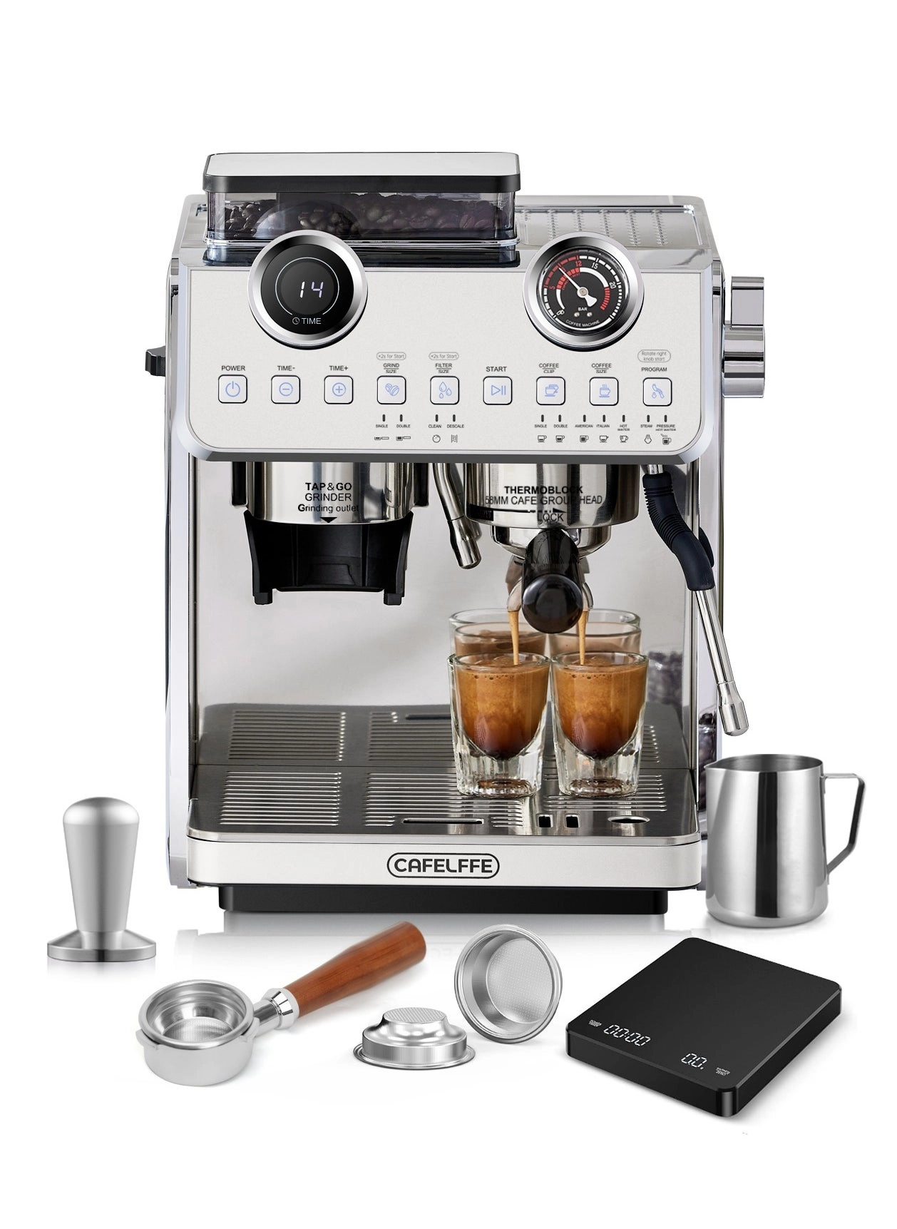 Barista Espresso Machine Dual Boiler & Grinder 152159