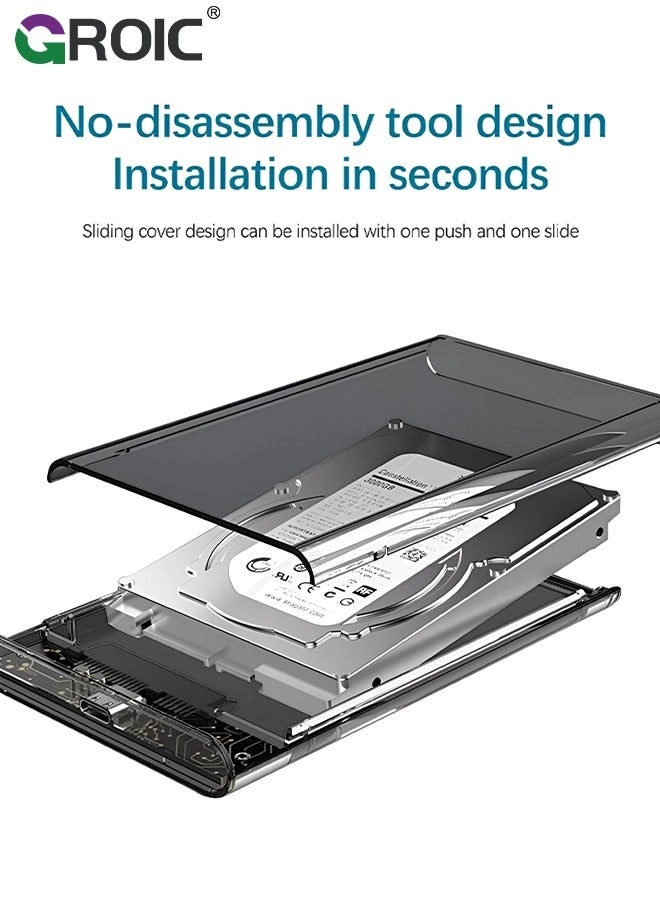 Hard Drive Enclosure - USB 3.1 Gen 1 SATA III 2.5 inch