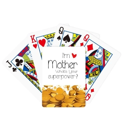 I'm a Mother What's your Superpower - Bridge Size 52 cards