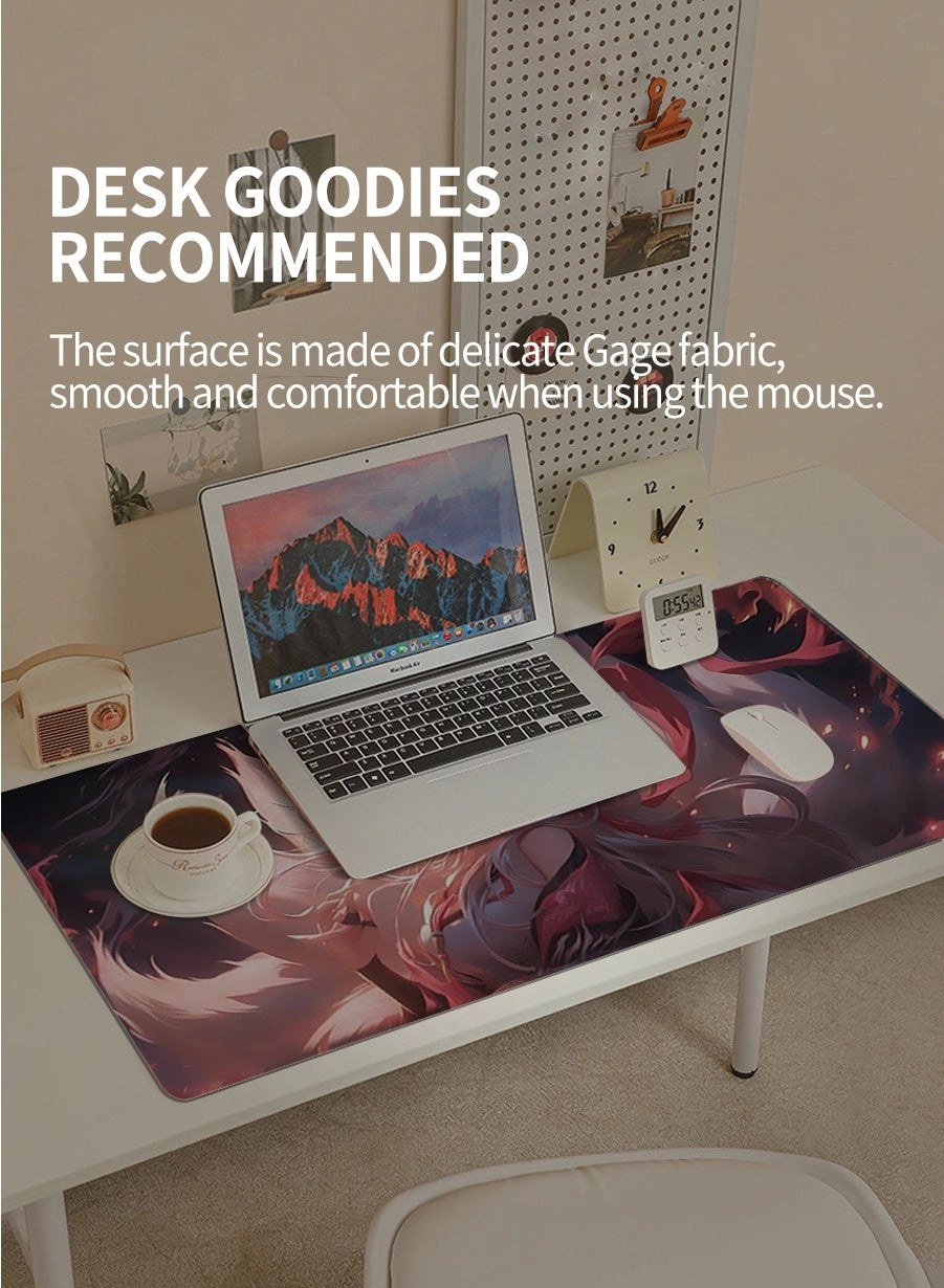 Anime Large Rubber Gaming Mouse Pad - 80x30 cm