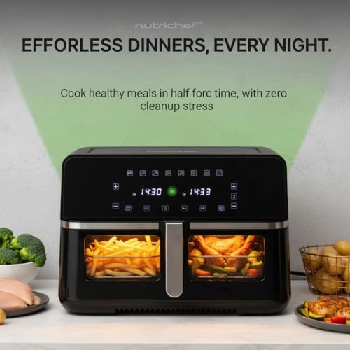 Double Basket Air Fryer NCAF5508AT.5