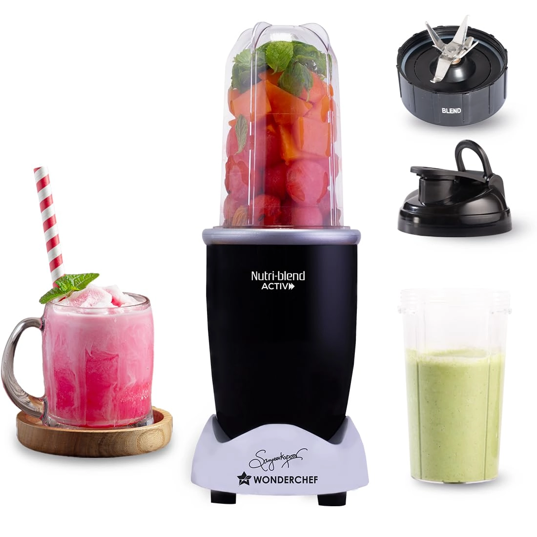 Wonderchef Home Appliances Pvt. Ltd Nutri-blend Activ - 500W