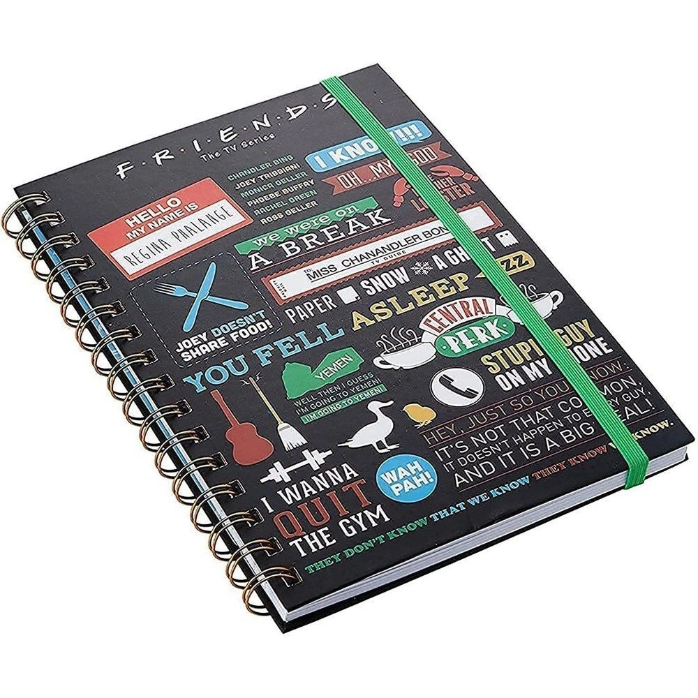 PYRAMID POSTERS Warner Bros Friends - Infographic A5 Spiral