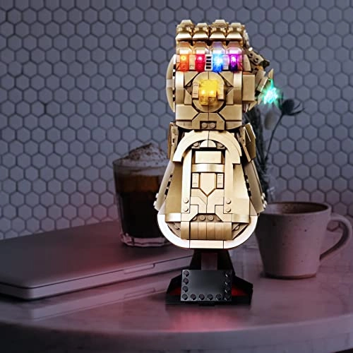 LED Light Set for LEGO Marvel The Infinity Glove 76191 - copper line 1 5 Volts (DC)