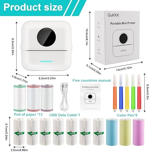 Mini Drucker AM-WYT-DYJ-X5 - 57 x 26 mm