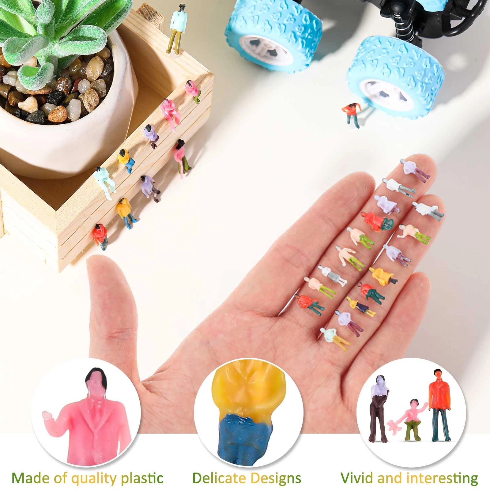 Mini People Figurines - 200 1:150 Scale