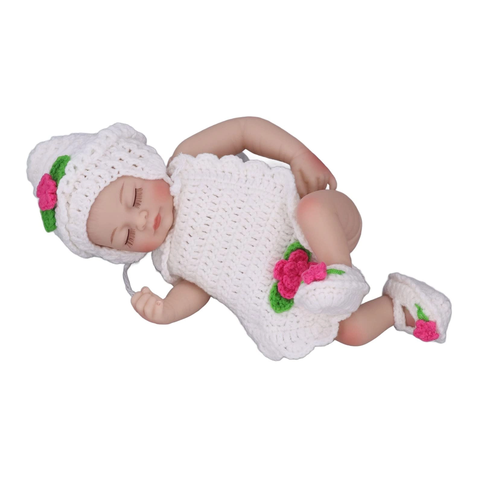 Dan&Dre Baby Doll - 10 Inch Silicone Closed Eyes Ages 3+