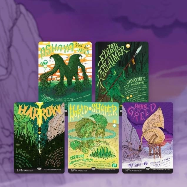 Magic: the Gathering Secret Lair Garden Buds - 5pcs