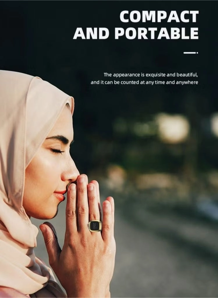 Zikr Ring - 20mm Vibration Reminder Bluetooth
