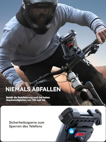 Motorcycle Phone Mount - Handlebar 4-7.2" Smartphones