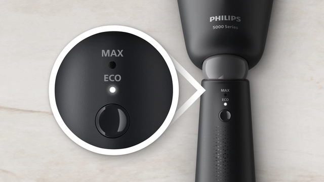Eco and Max settings: choose the one to suit your outfit