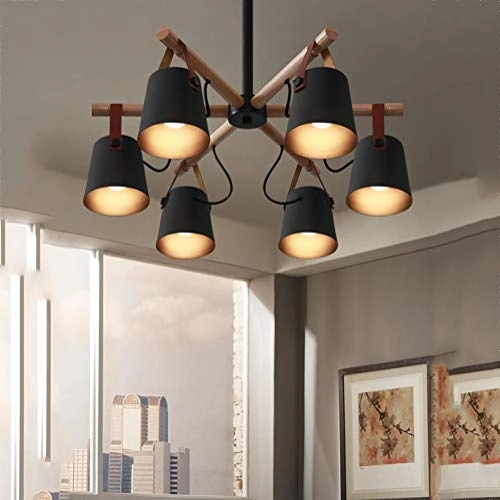 Creative Japanese Log Belt Chandelier - 30cm