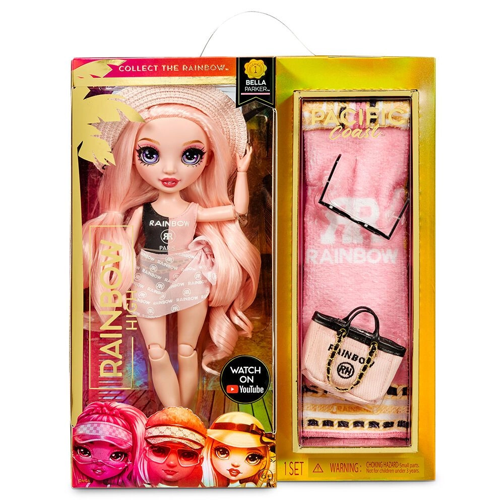 Rainbow High Bella Parker Fashion Doll - Pacific Coast Pink