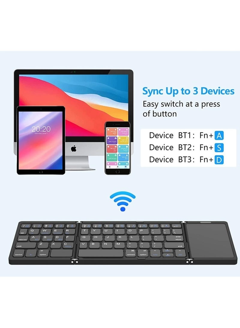 Foldable Bluetooth Keyboard - Wireless