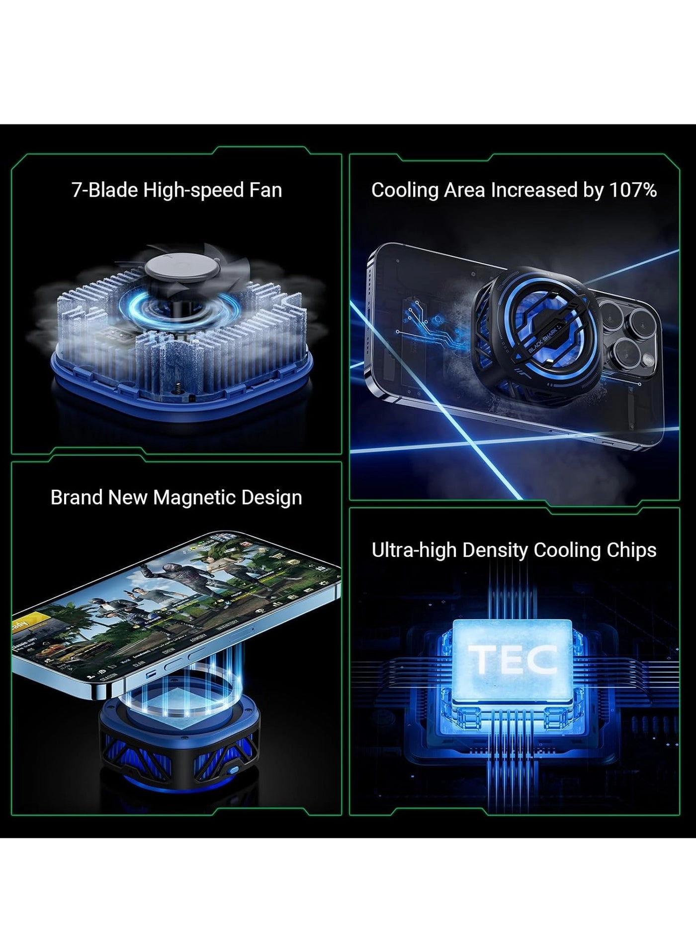 MagCooler 3 Pro - Up to 35°C High Speed Fan RGB LED