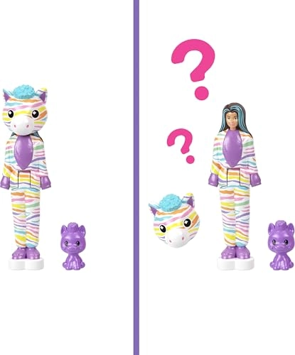 Barbie Mini BarbieLand - 5 Pack Pop Reveal 1.5" Mini Dolls