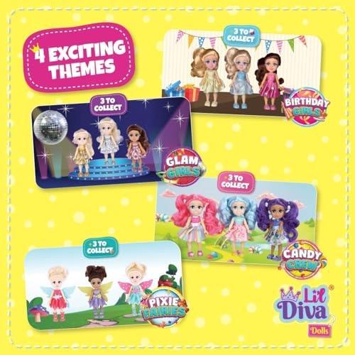 SOPHIA Fashion Doll - 6" Soft Movable Body Ages 3+