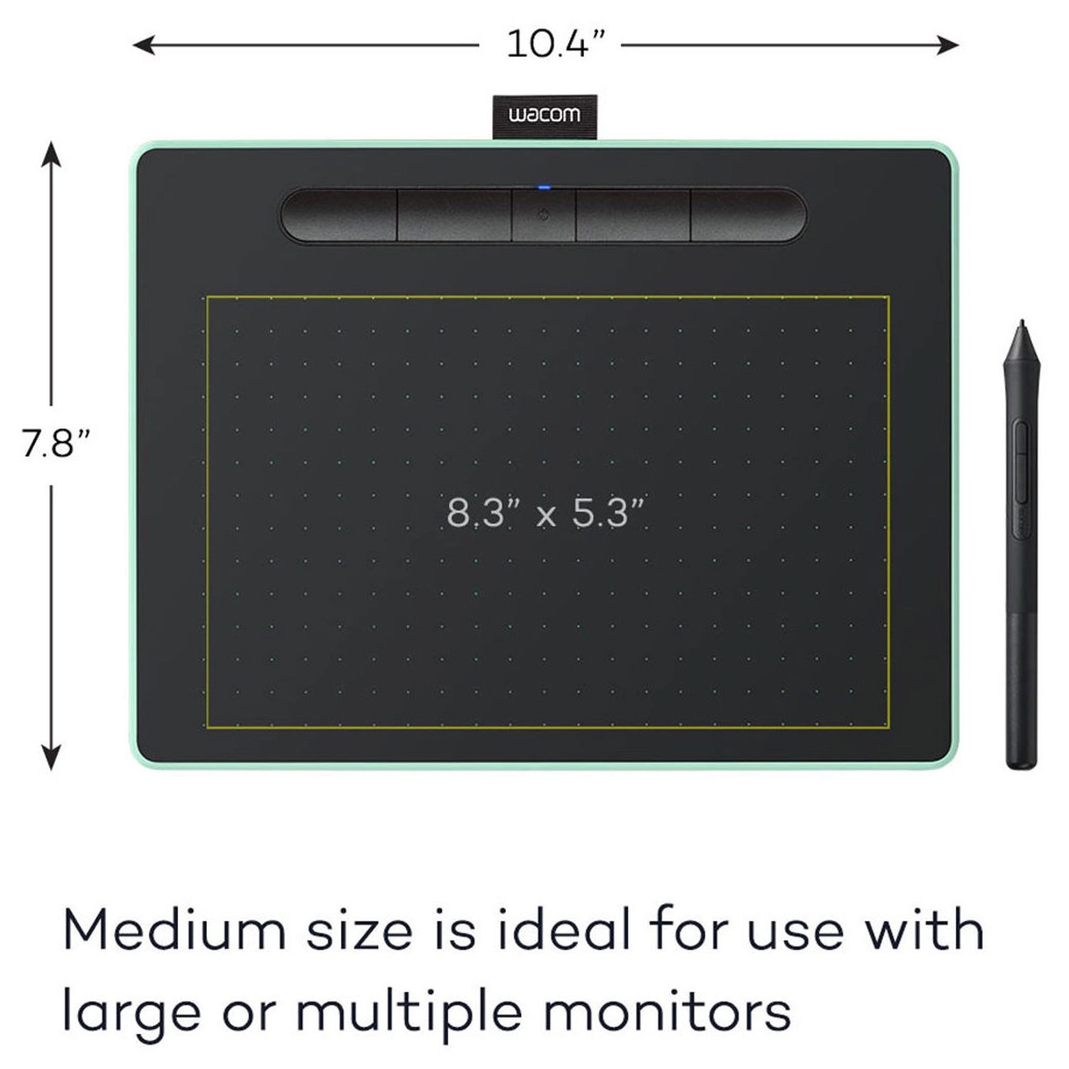 Intuos M - 4096 levels