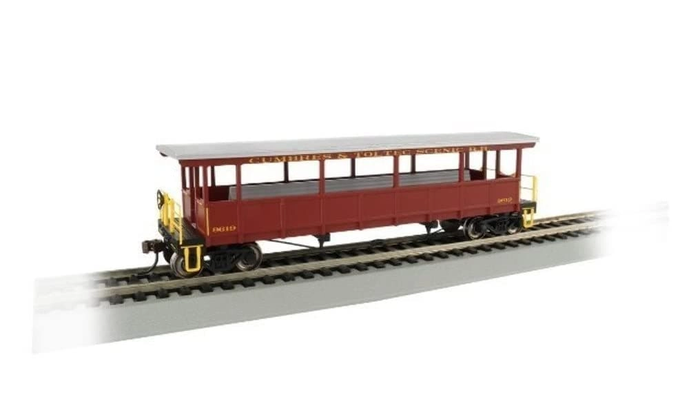 Bachmann Jackson Sharp OpenSided Excursion Car - HO Scale