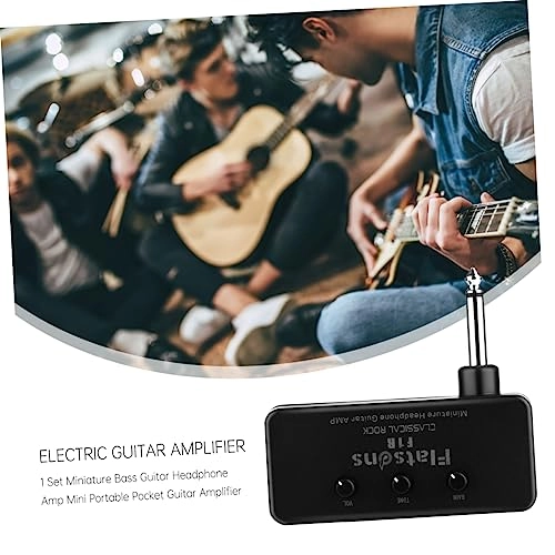 Mini Guitar Amplifier - Black Portable Lightweight