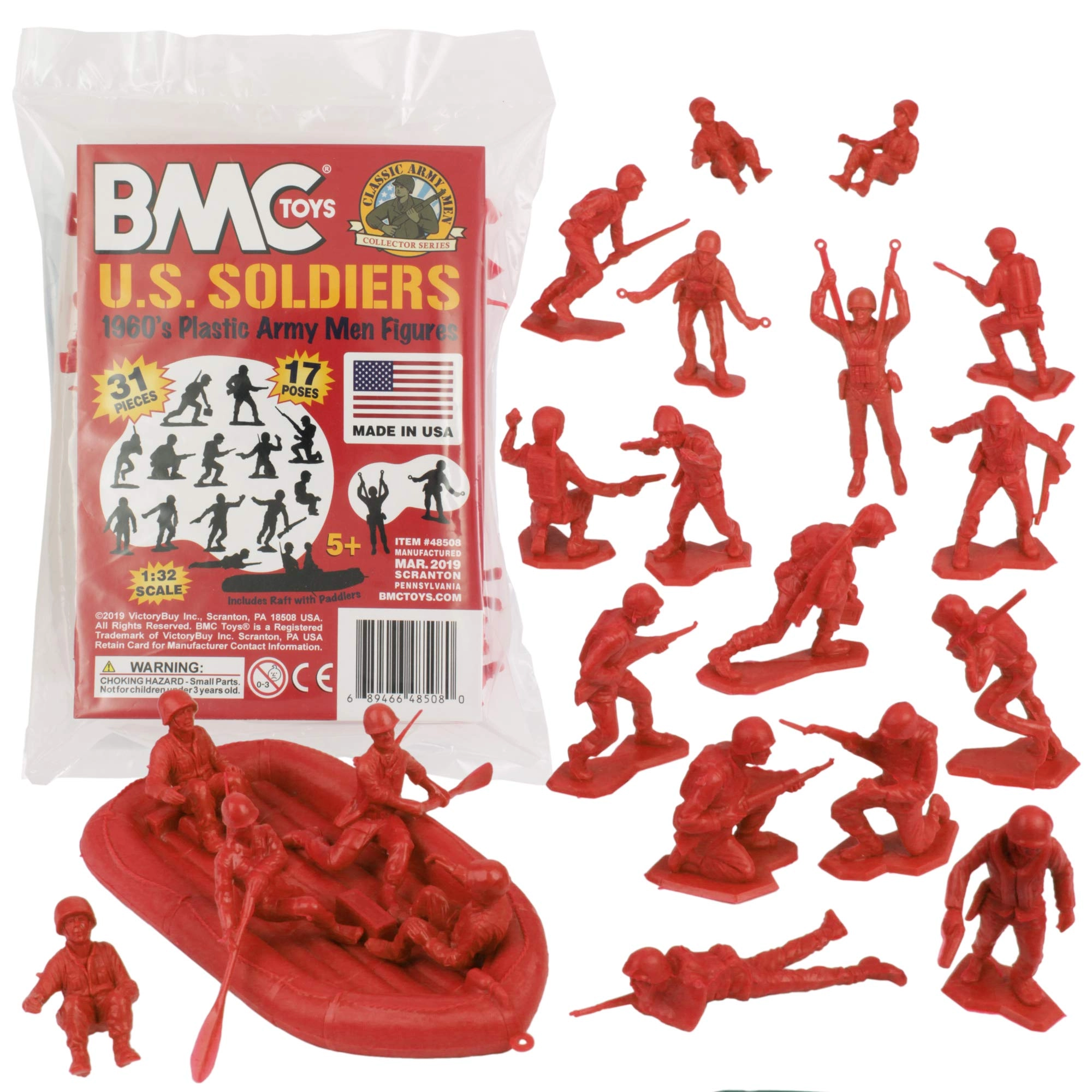 BMC Toys Plastic Army Men US Soldiers - 5 yr(s) Soldier 31 piece(s)