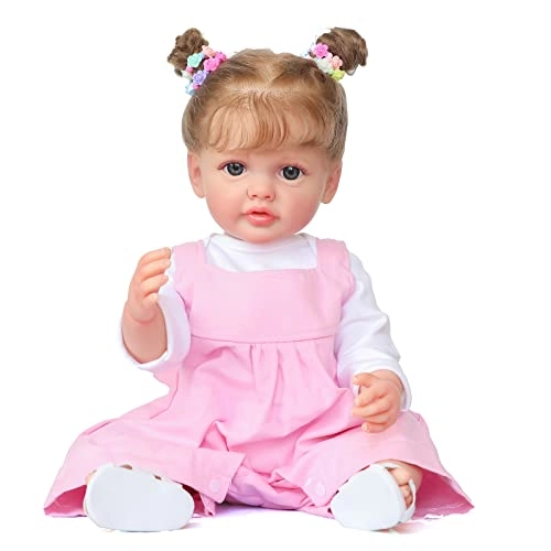 Betty Reborn Baby Doll - 55 cm Silicone Vinyl Blue Eyes