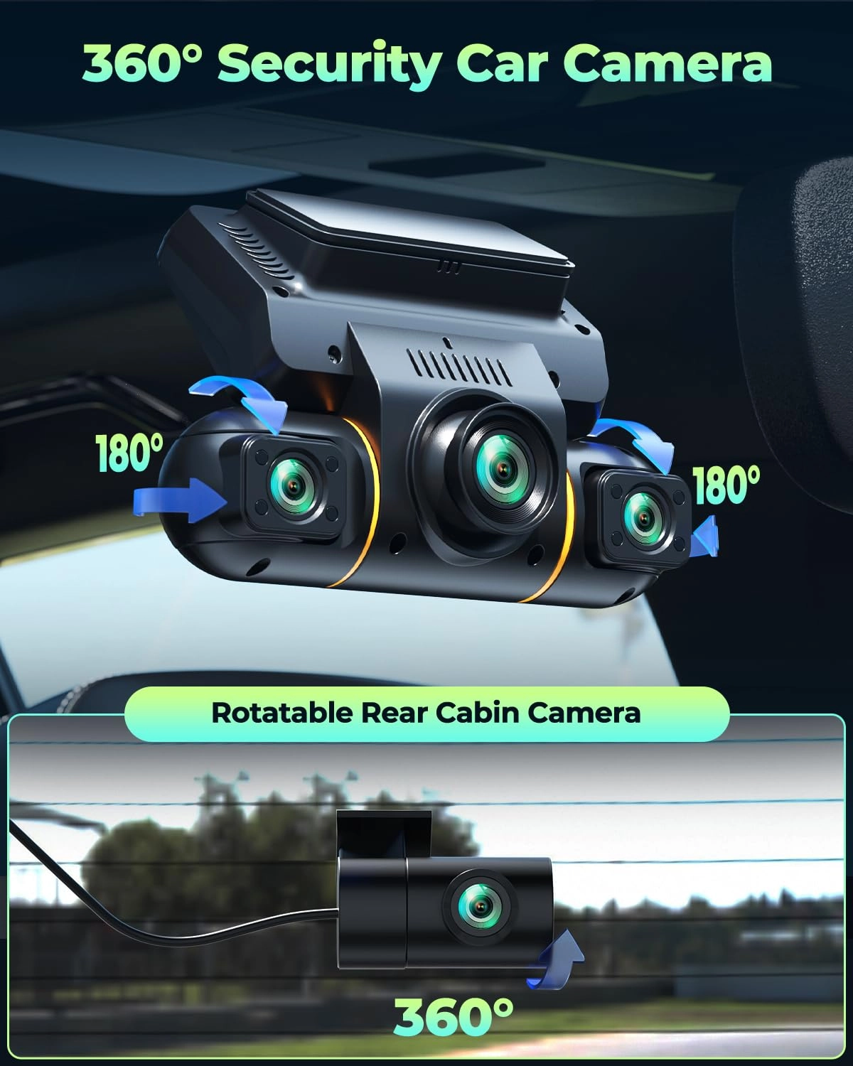 4 Channel Dash Cam - 1080p 30FPS