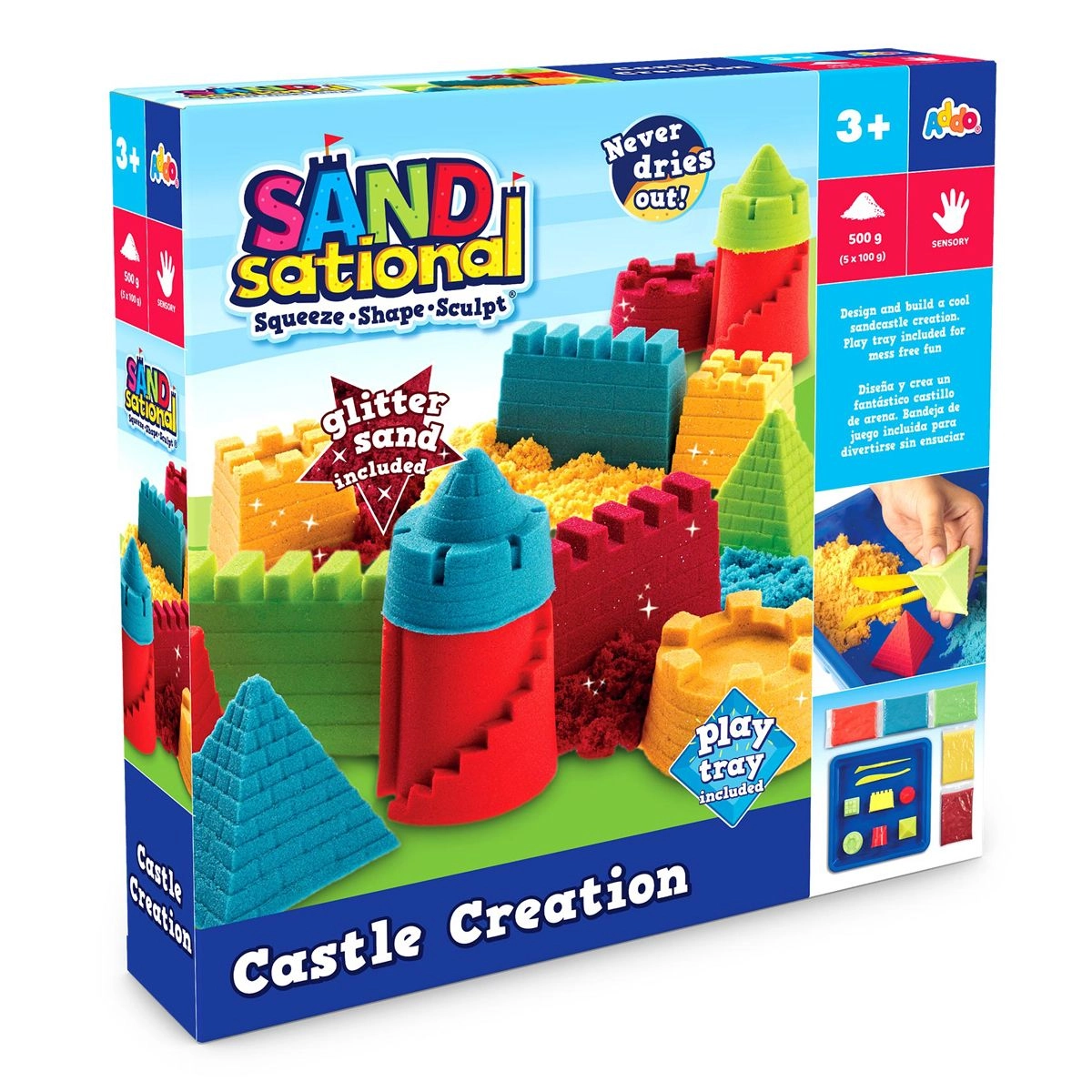 Sandsational Sand Bucket - 500g 6 Pieces