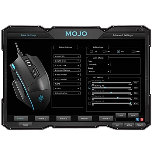 Silent Dual Mode Gaming Mouse - USB