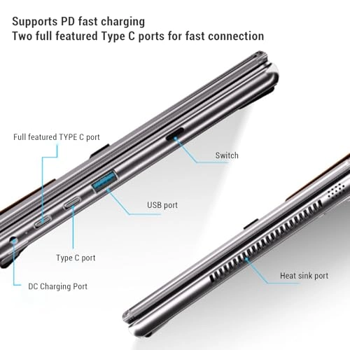 Double Screen Laptop - 15.5'' 2TB 16GB Celeron 12th Gen