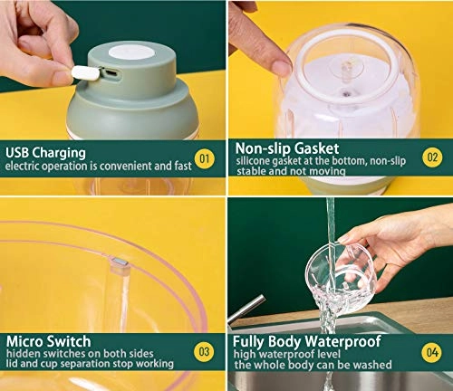 AUB08XBYDFNH - 1.25 Liters USB Rechargeable