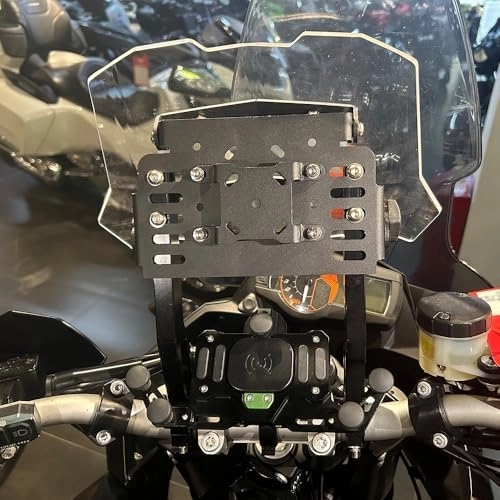 Multi-function Bracket Windshield Fairing Kit - FOR 450 Scrambler 2024 2023 Black Handlebar Mount