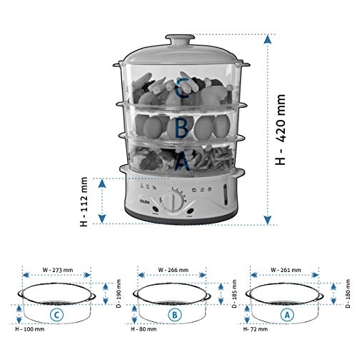 Electric Steam Cooker - 1.0 Litre