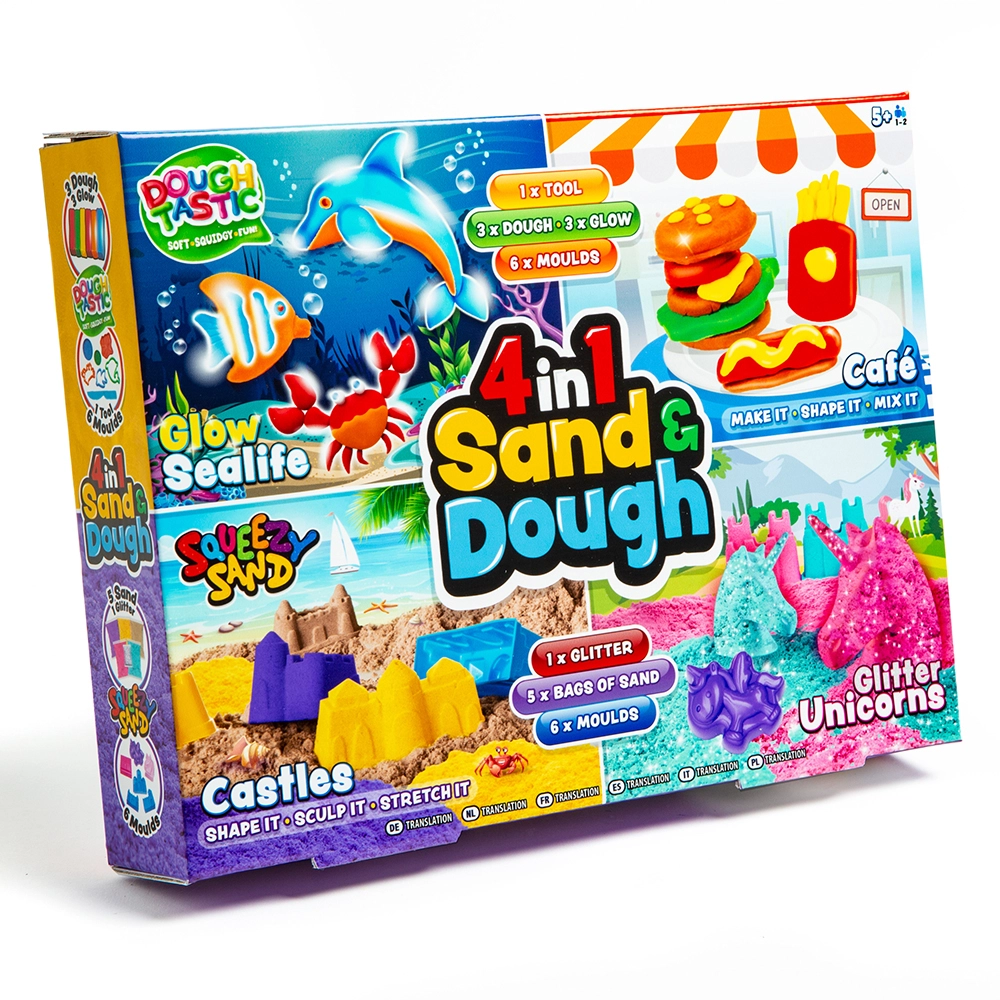 RMS Dough & Sand - 4 In 1 Glow Sealife Cafe Play