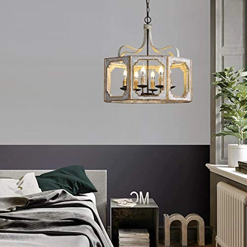 E14 American Style Vintage Chandelier - 100cm