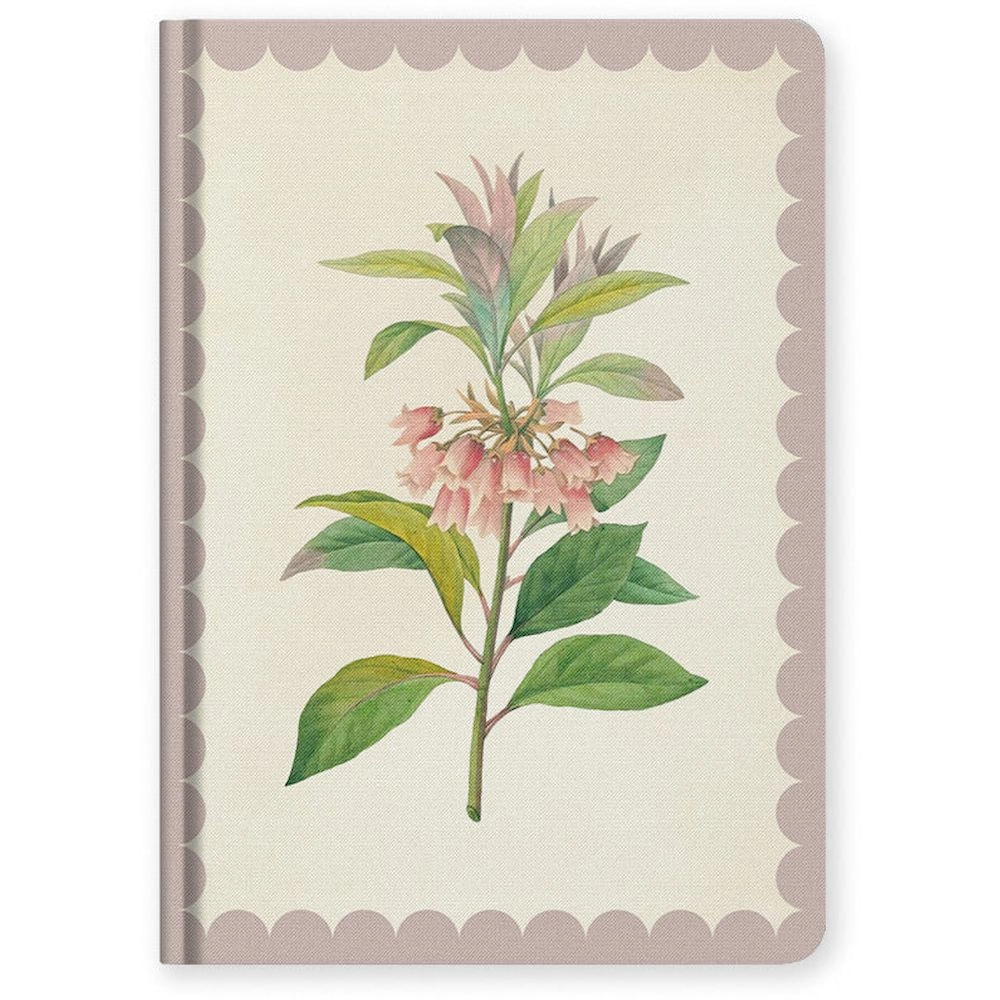 Ohh Deer Chinese New Year Flower Notebook A5 Hardcover - Blank 192 Pages