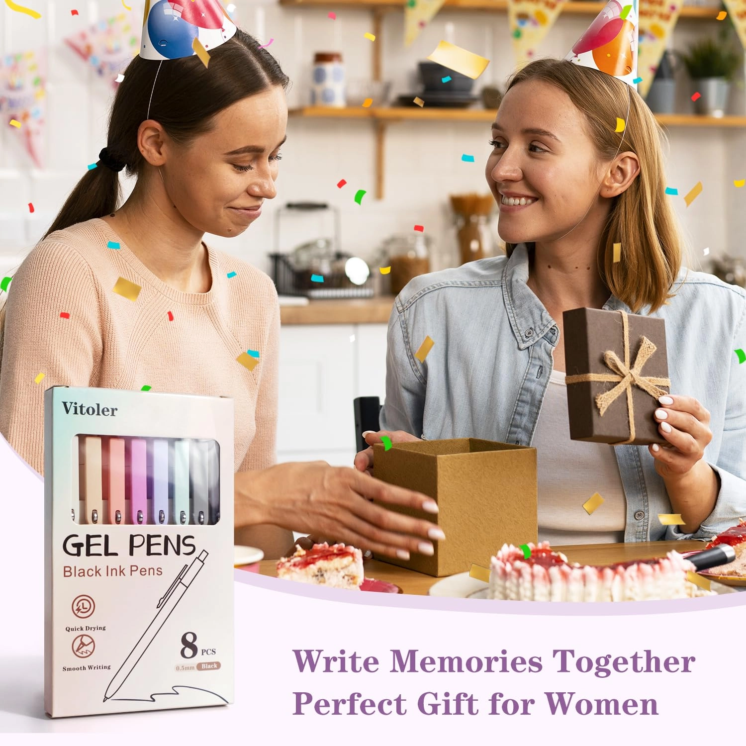Aesthetic Pens - 8 Pcs 0.5mm