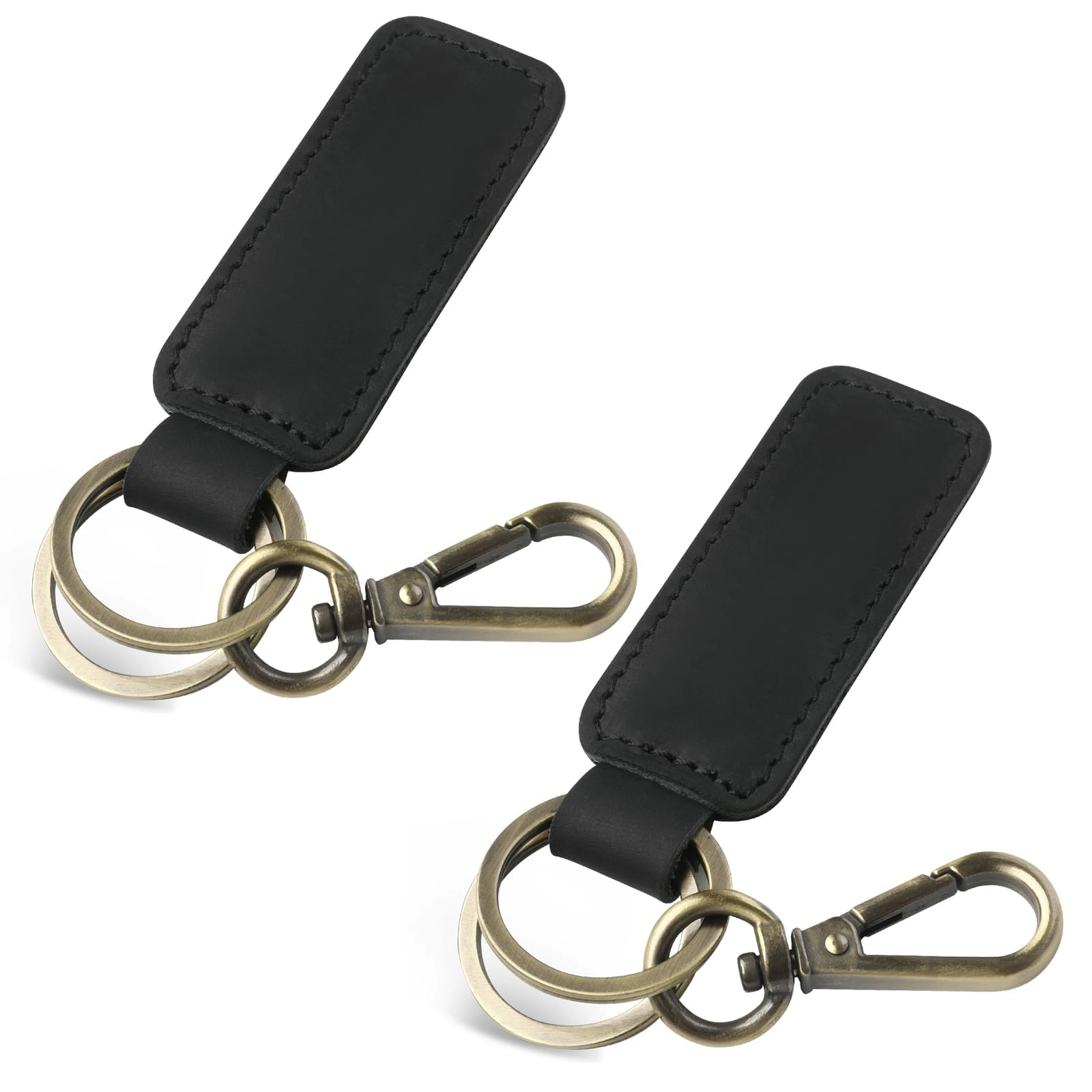 Leather Keychain - Car