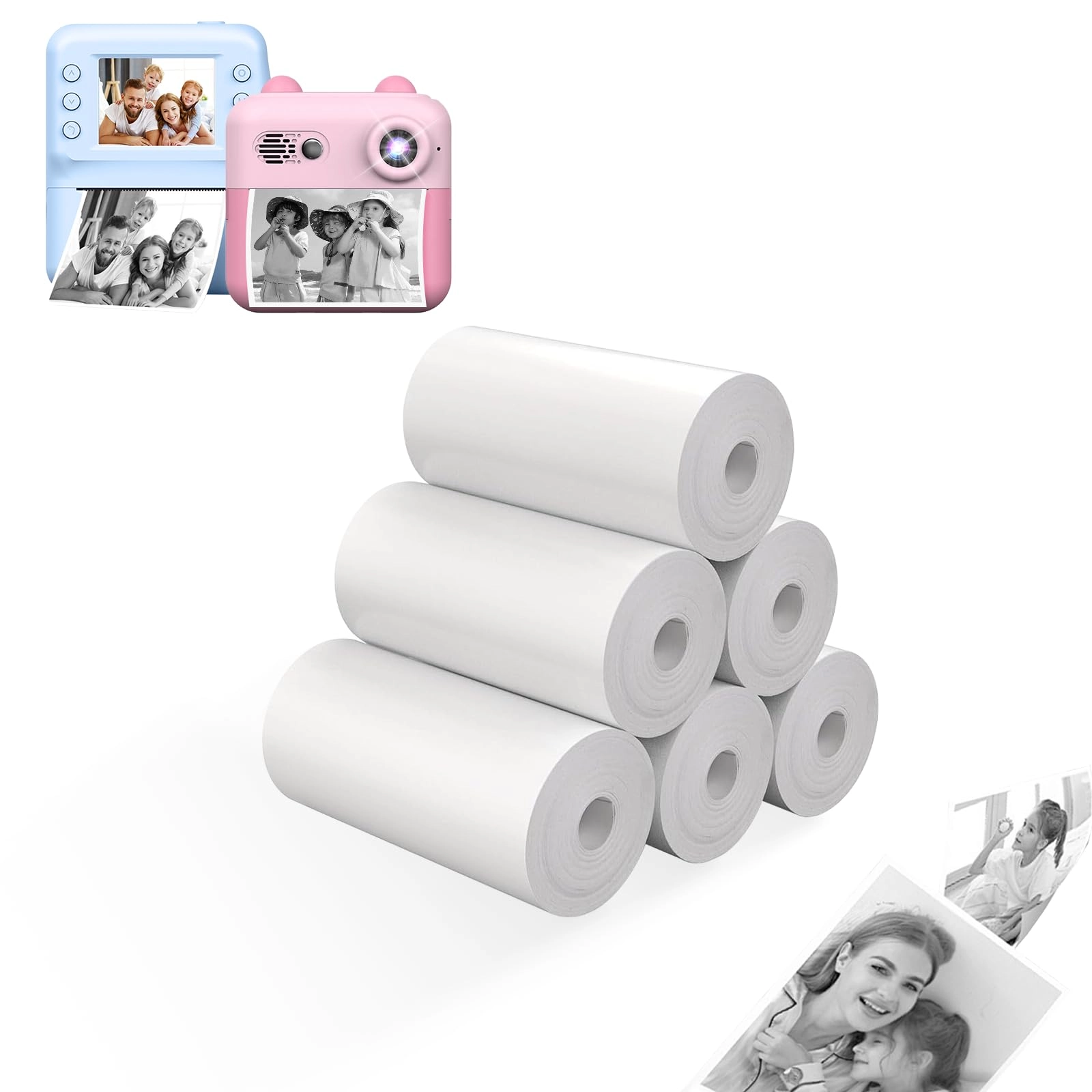 PINREK CameraPaper - 6 Rolls 57X30mm