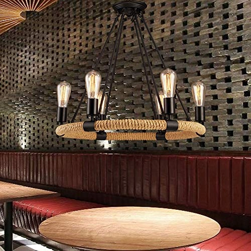 Round Wagon Wheel Ceiling Light Fixture