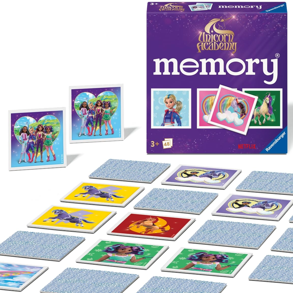 Ravensburger Unicorn Academy Mini Memory Game - 3 years 48 pieces