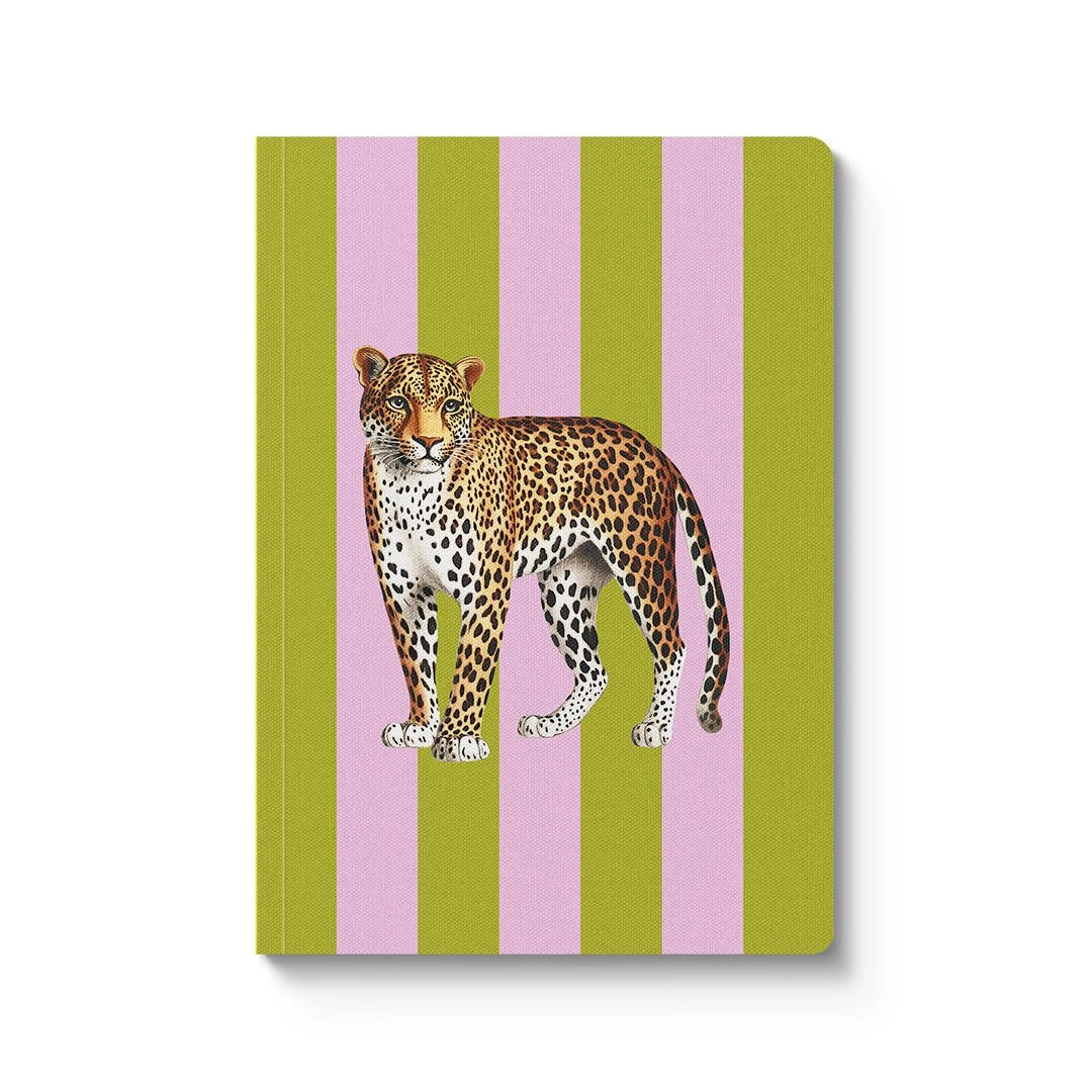 Ohh Deer Striped Leopard Perfect Bound Notebook A5 Softcover