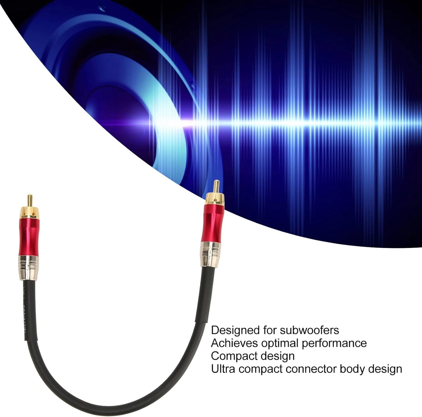 Male to Male Speaker Cable